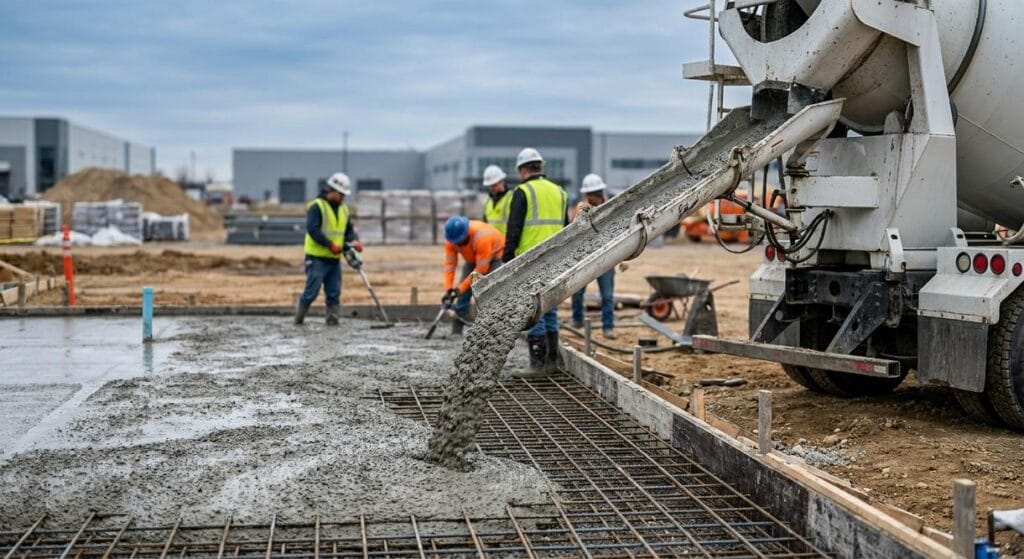 Dobór mieszanki betonu na fundamenty, ławy i posadzki